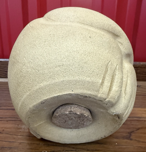 Handarbeit 70er Steinzeug dicke Katze Sparschwein Korken Stopfen Kunst Studio Keramik Dekor - Bild 8 von 12