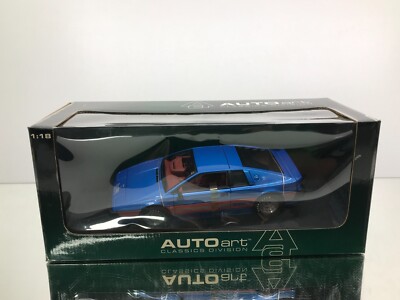 AUTOART 70066 LOTUS ESPRIT TURBO ESSEX RHD -BLUE MET. 1:18- GOOD IN BOX