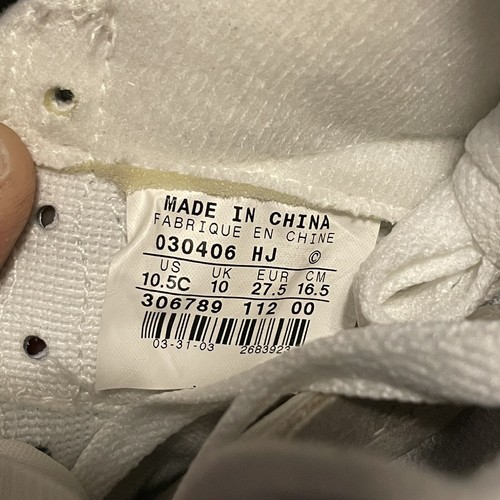 2003 Vintage Nike Force 1 (PS), Size 10.5c Air Force 1 Kid Force - Picture 9 of 11