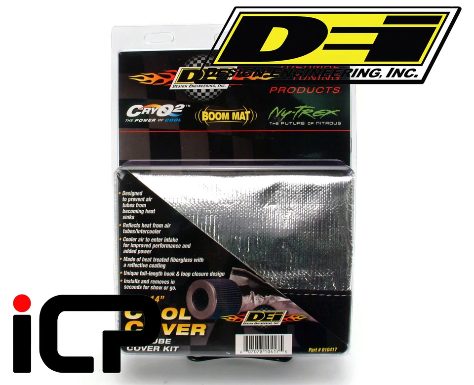 DEI Air Intake Cool Cover Kit Sleeve 4"x3FT Intake Intercooler pipes  - Image 2 of 2