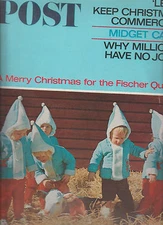Saturday Evening Post December 18 1965 Fischer Quints Christmas
