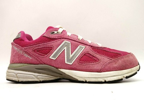 New Balance 990 Pink Leather Lace Up 