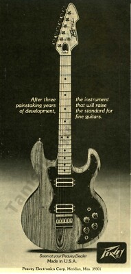 1978 Peavey Guitars Electric Great Old PRINT AD Christmas Gift Idea! (2270)