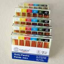 5Packs Dental Endodontic Gutta Percha Point Root Canal Treatment 15-40