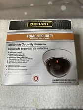 Dummy Defiant Security Camera Blinking with Flashing LED CCTV Surveillance