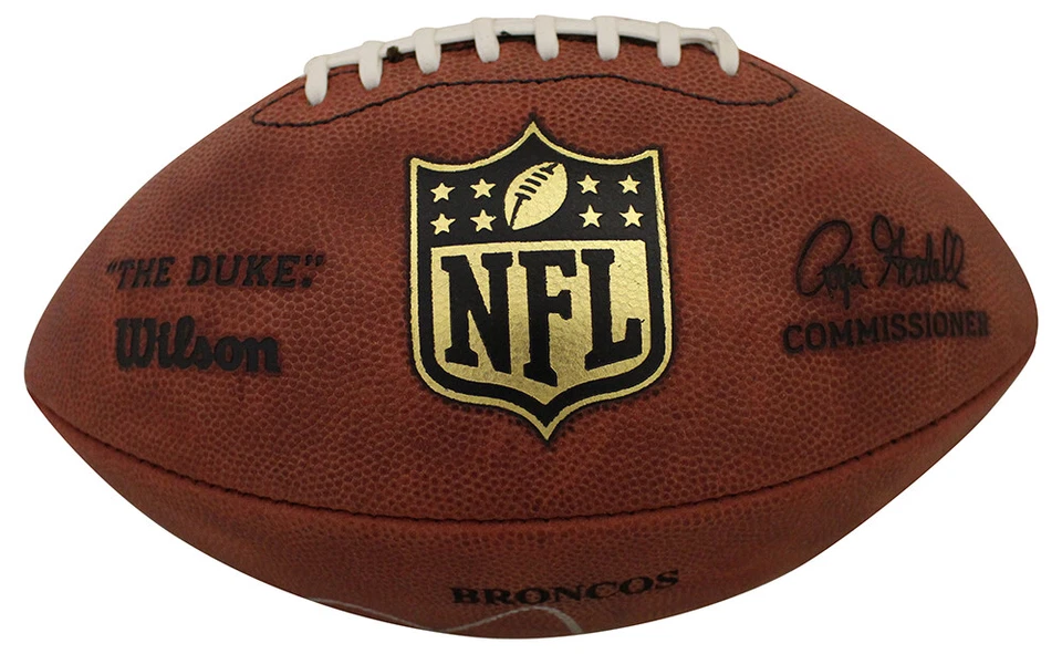 Julius Thomas Autographed Denver Broncos Team Issued Official Football BAS 28392 - Image 2 of 3