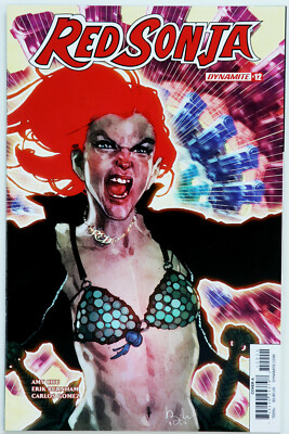 Red Sonja #12 Vol 4 Ben Caldwell Cover - Dynamite - A Chu - E Burnham - C Gomes