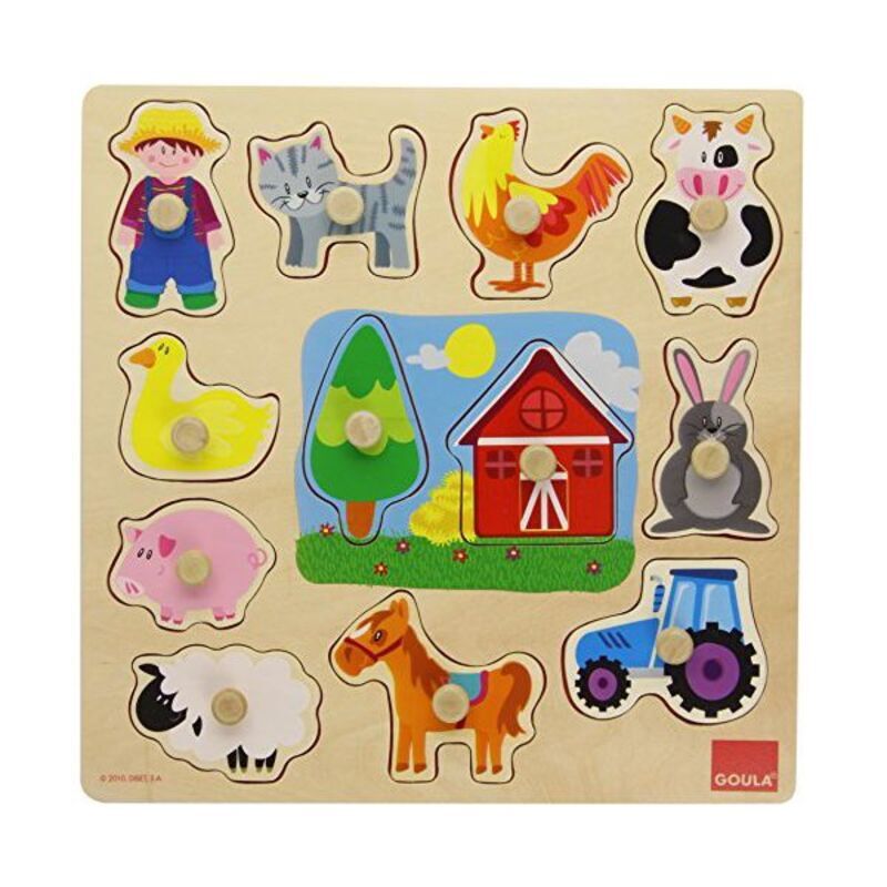 Puzzle Infantil De Madera Diset [12 Pcs]