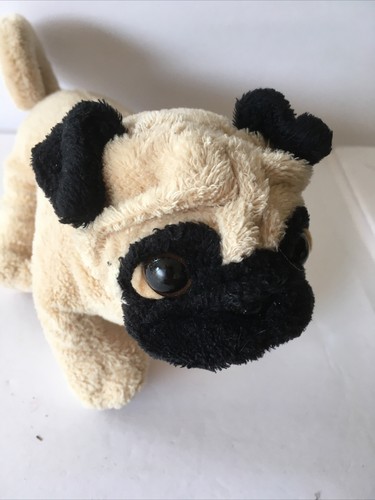 pug dog webkinz Preowned No Code Light Brown & Black - Picture 5 of 6