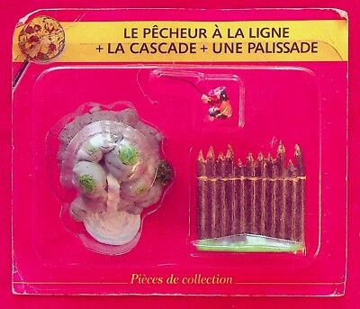 Le village d'Astérix Plastoy N° 16 - Le pêcheur à la ligne + cascade -2004-