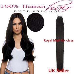 Migliore Qualità 20'' 8A da Attaccare Premium Russo Capelli Veri Remy UK  1st | eBay