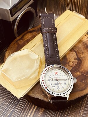Vintage Watch VOSTOK WOSTOK KOMANDIRSKIE Amphibia, SOVIET/USSR