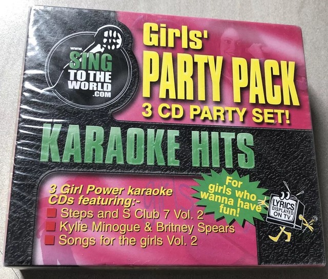 Sing to The World Karaoke Girls Party Pack 1 (3 CD G Set) Various