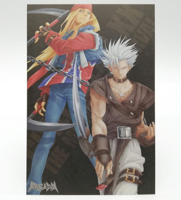 Axel & Chip Guilty Gear XX Postkarte Arcadia ARC Arbeit SYSTEM Japan Videospiel