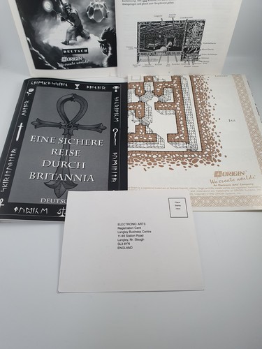 Ultima Underworld II 2 IBM gioco PC tedesco Big Box 1993 3.5 floppy - Foto 7 di 9