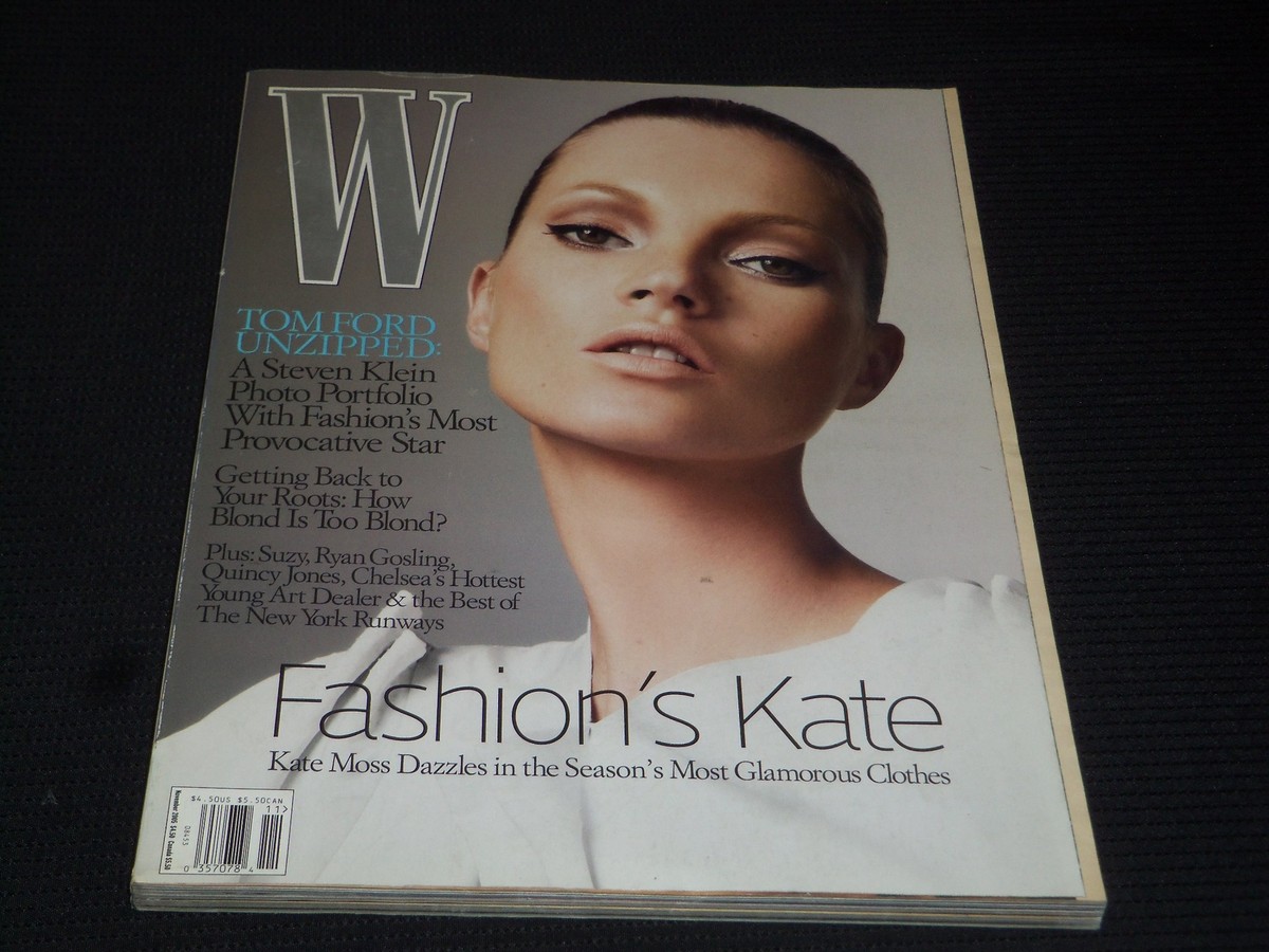 2005 NOVEMBER W MAGAZINE - KATE MOSS NICE FASHION FRONT COVER - O
