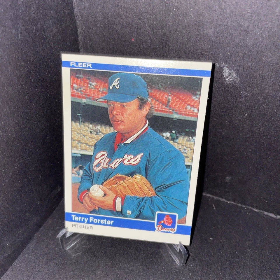 1984 FLEER BASEBALL CARD ATLANTA BRAVES #178 TERRY FORSTER - Image 2 of 4