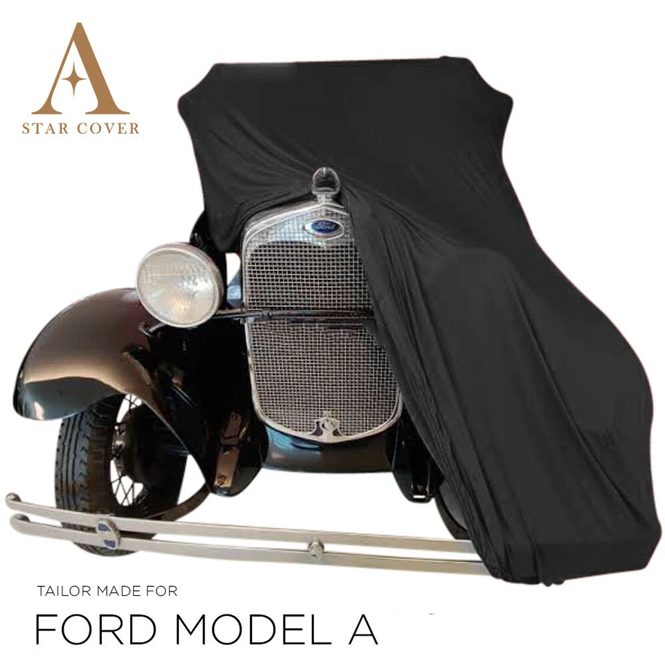 Indoor car cover fits Ford Model A Roadster bespoke Berlin Black cover Withou... Foto 3 de 4