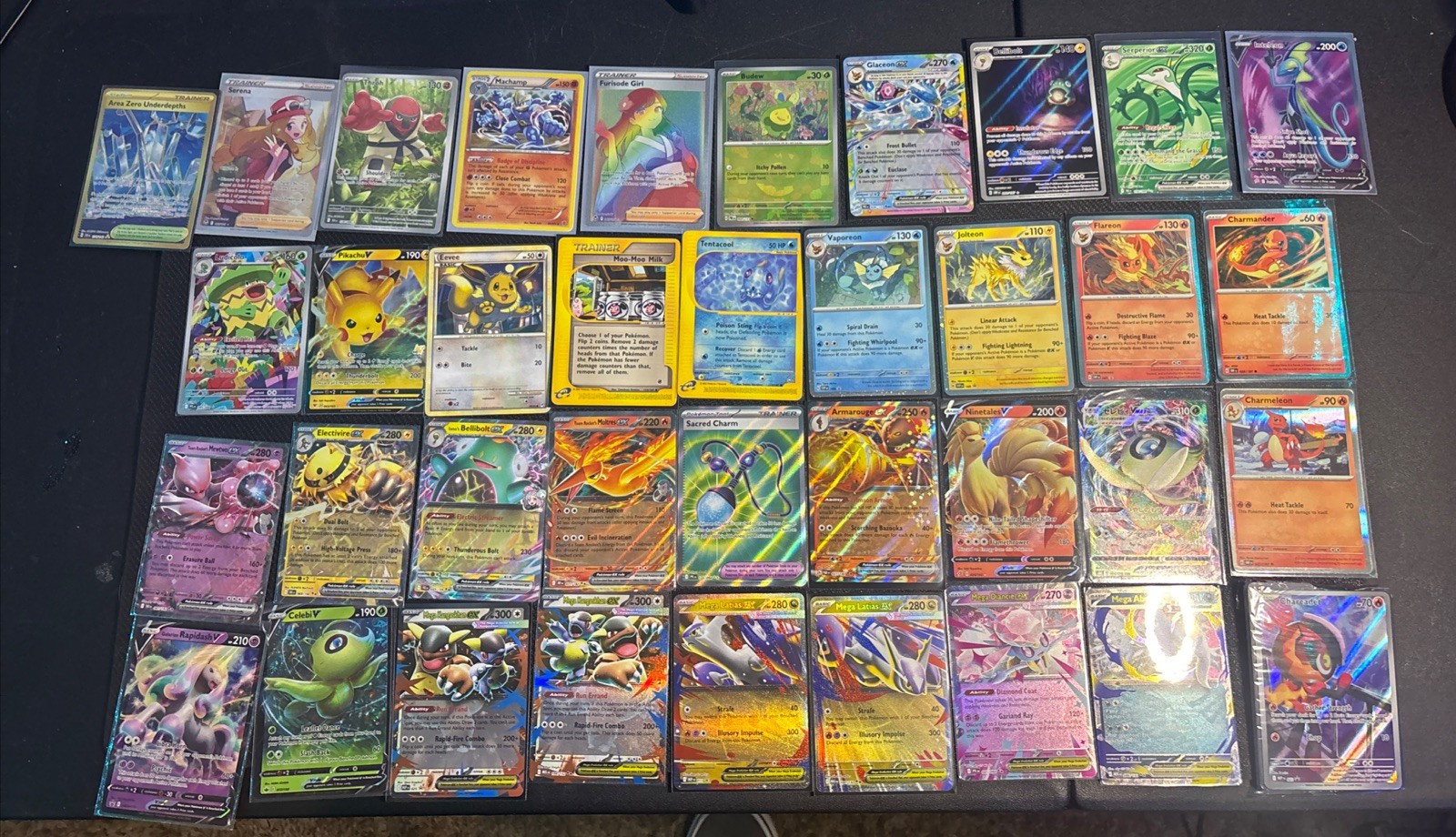 Pokemon Card LOT- 37 Cards- full Art, SIRs, IRs, ereader, ex, Vs-image