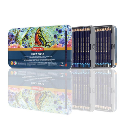 Derwent Coloured Pencils, Inktense Ink 72 Count (Pack of 1), Assorted