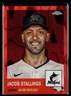 2022 TOPPS CHROME PLAT ANNIVERSARY RED LAVA 5/5 JACOB STALLINGS MARLINS