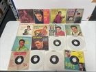 Elvis Presley 45 RPM Vinyl Lot Of 16 Picture Sleeves, Love Me Tender, Teddy Bear