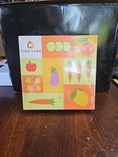 Tiny Land Wooden Play Food Sets for Kids Kitchen - 100 Wood 43 Pieces Kids...