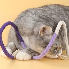 Sisal Cat Chew Toy Durable Scratch Bite Toy for Cats Natural Fiber Play USA