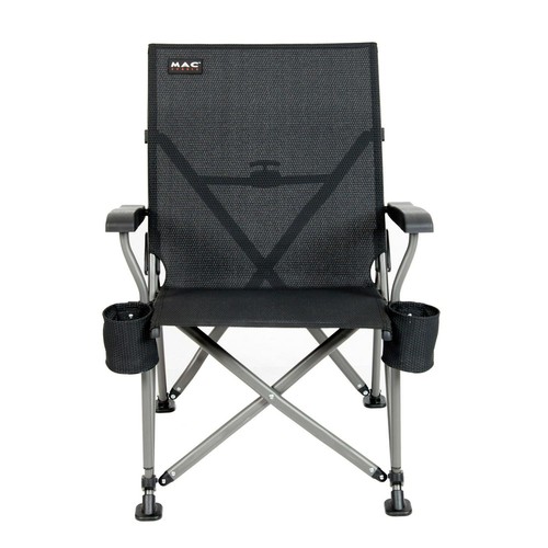 Mac Sports strapazierfähiger faltbarer tragbarer Campingstuhl, Aluminium, 375 Pfund Kapazität NEU - Bild 5 von 5