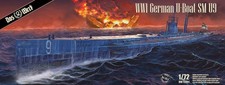 Das Werk DW72001 S.M. U-Boat 9 1/72 Scale Pla...