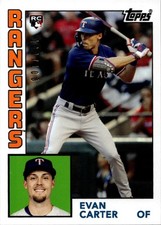 2024 Topps Transcendent Collection Evan Carter #EC-1984 RC 100/100