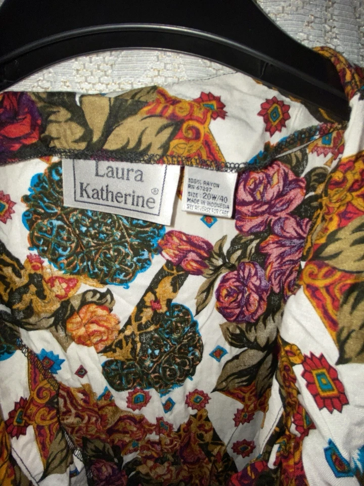 NWT Laura Katherine Vintage Button Front Shirt Size 20W - Image 3 of 4