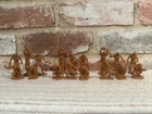 Marx Butterscotch Caveman Figures~Plastic 1970s~ Prehistoric~17 Figures!!