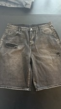baggy jean shorts