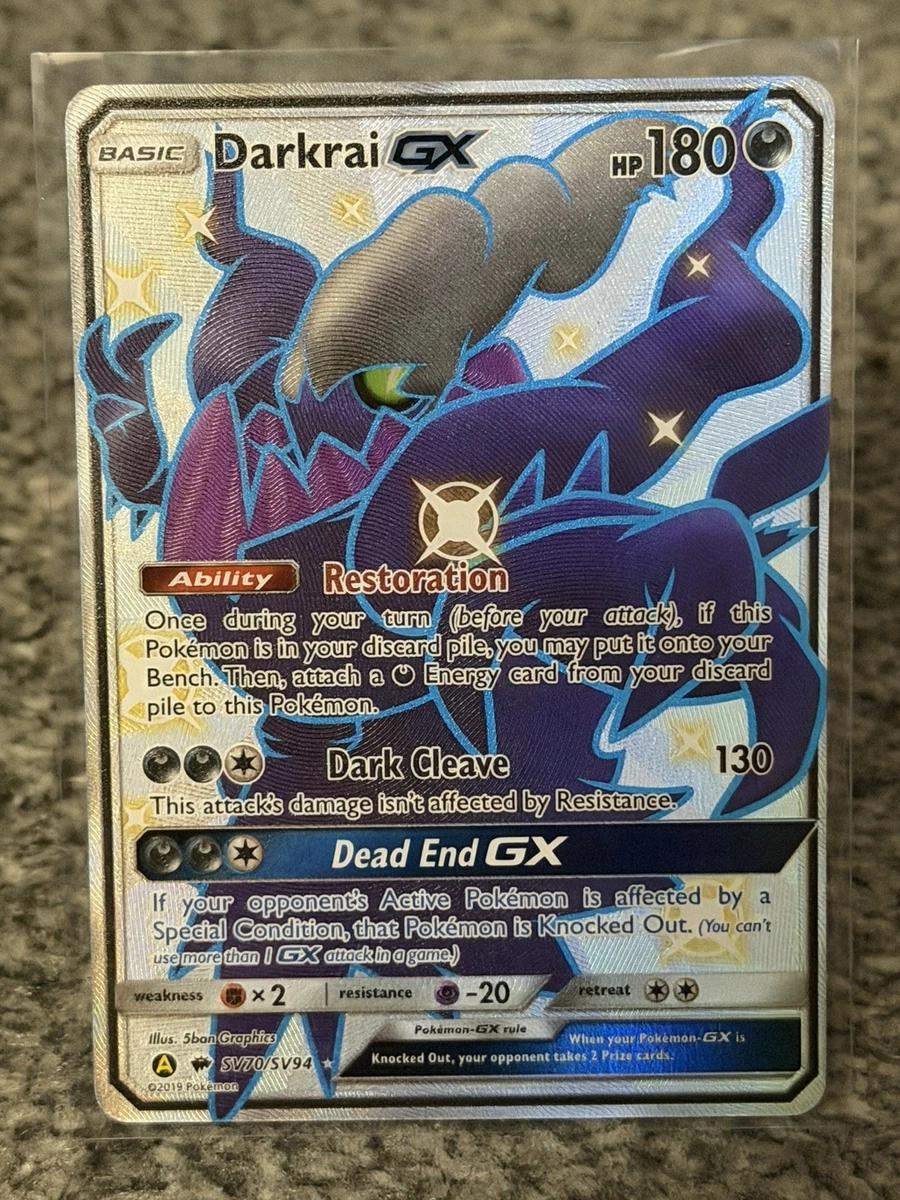 Darkrai GX Pokémon TCG Cards for sale | eBay