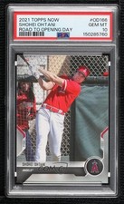 2021 Topps Now Road to Opening Day /1055 Shohei Ohtani #OD-166 PSA 10 GEM MT