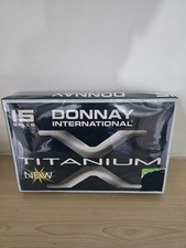 Donnay International Titanium 15 Balls White Golf Balls - New In Box