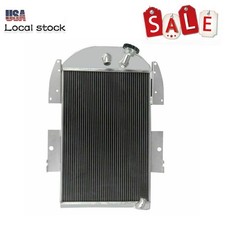 4 Row Aluminum Radiator For 1934-361935 Chevy Pickup Trucks 6cyl New