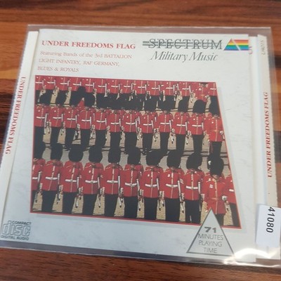 V/A MILITIA under freedom flags VG+/VG+ (CD Album, Marches, Spectrum)