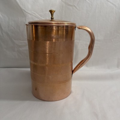 High Quality Pure Copper Jug with Lid for Health Benefits
