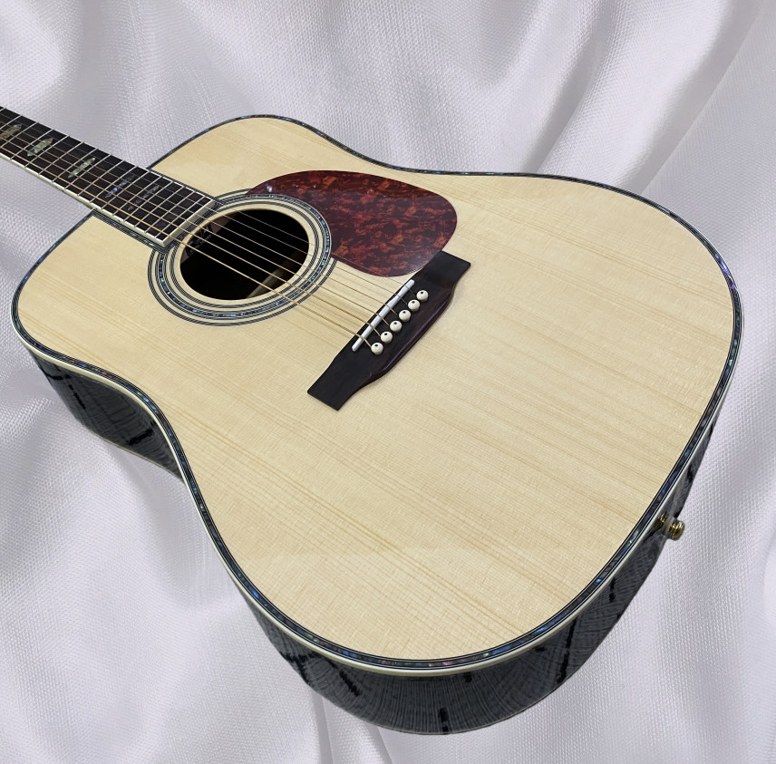 D45 Acoustic Guitar Solid Spruce Top Rosewood Fingerboard 20 Frets Free shipping