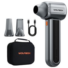 WOLFBOX MF400 Leaf Blower Cordless - Lightweight Handheld Jet Blower, High-Ve...