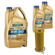 Inspektionspaket 7L 5W-30 für BMW X3 E83 3.0d 3.0sd xDrive35d 5er Touring E61