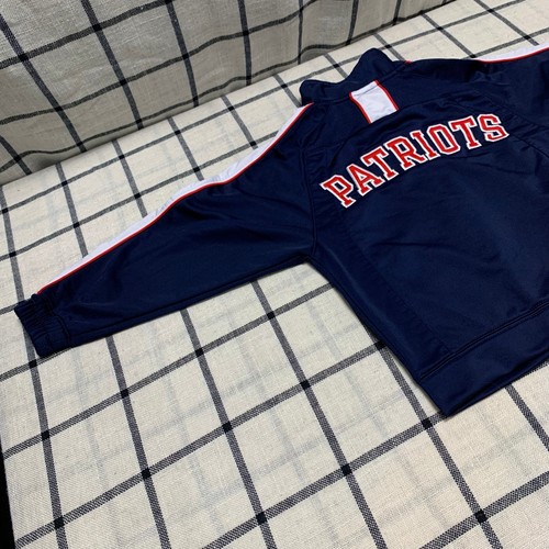 Reebok NFL Patriot's Team Apparel Kids Size 4 Athletic Zip Up Coat Sweatshirt - Picture 3 of 14