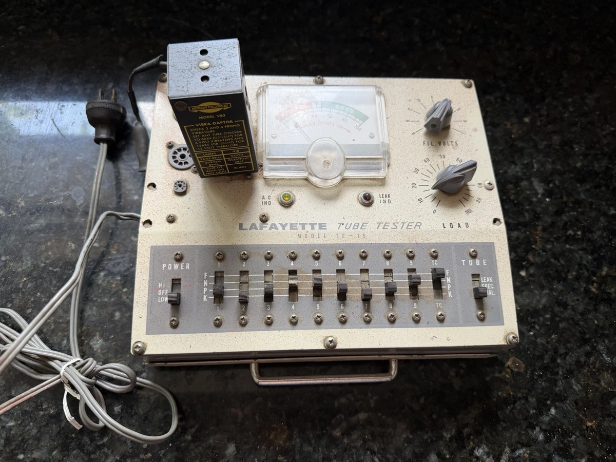 AFAYETTE 真空管試験機 TE-50 TE-15系 日本製 A5 Lafayette Vacuum Tube Testers for sale | eBay