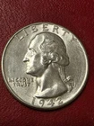 1942 P  Washington SILVER Quarter MINT STATE AWESOME LUSTER  GORGEOUS  COIN BU++