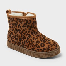 Toddler Arlo Booties - Cat & Jack Brown 10T girl