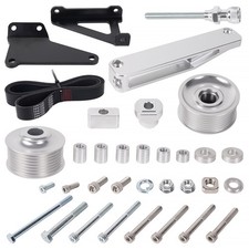 K Series A/C P/S Eliminator Pulley Belt Kit For Honda Acura K20 K24 K Swap RSX