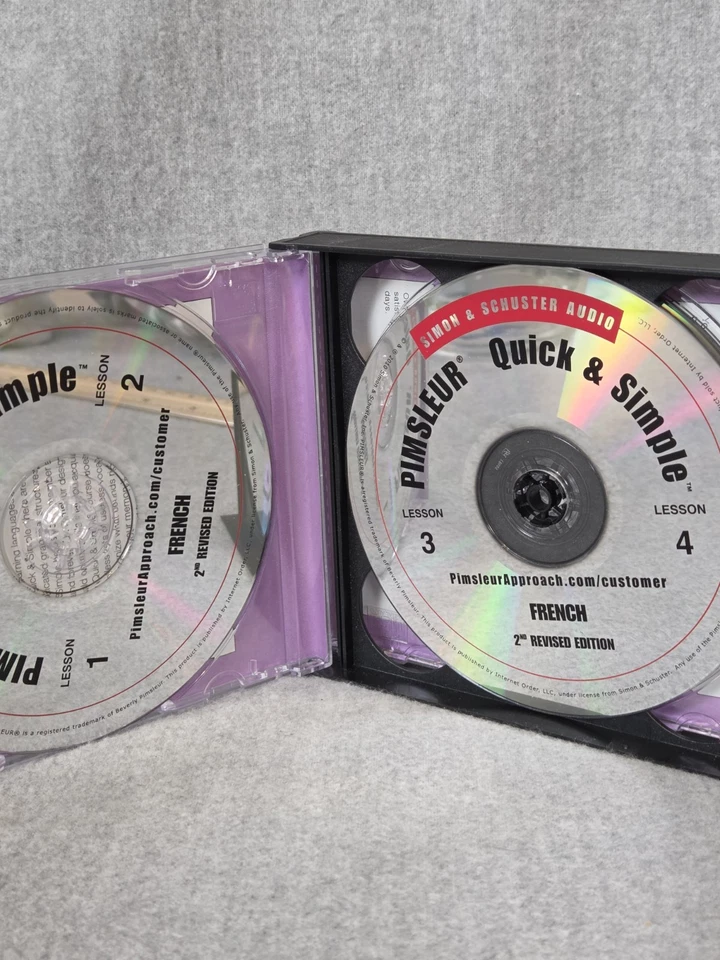 Pimsleur Quick & Simple French 2nd Edition Audio CD Set Language Learning - Image 4 of 4
