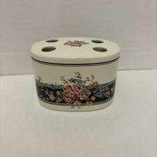 Vintage Toothbrush Holder Croscill Granada Ba...